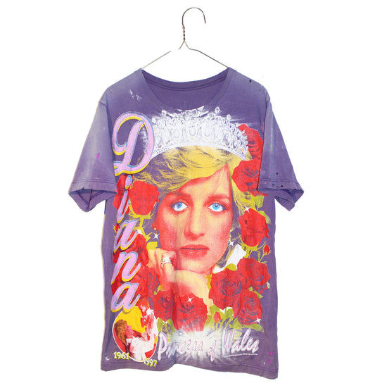 Faded/Bejeweled/Distressed Diana Tee (L)