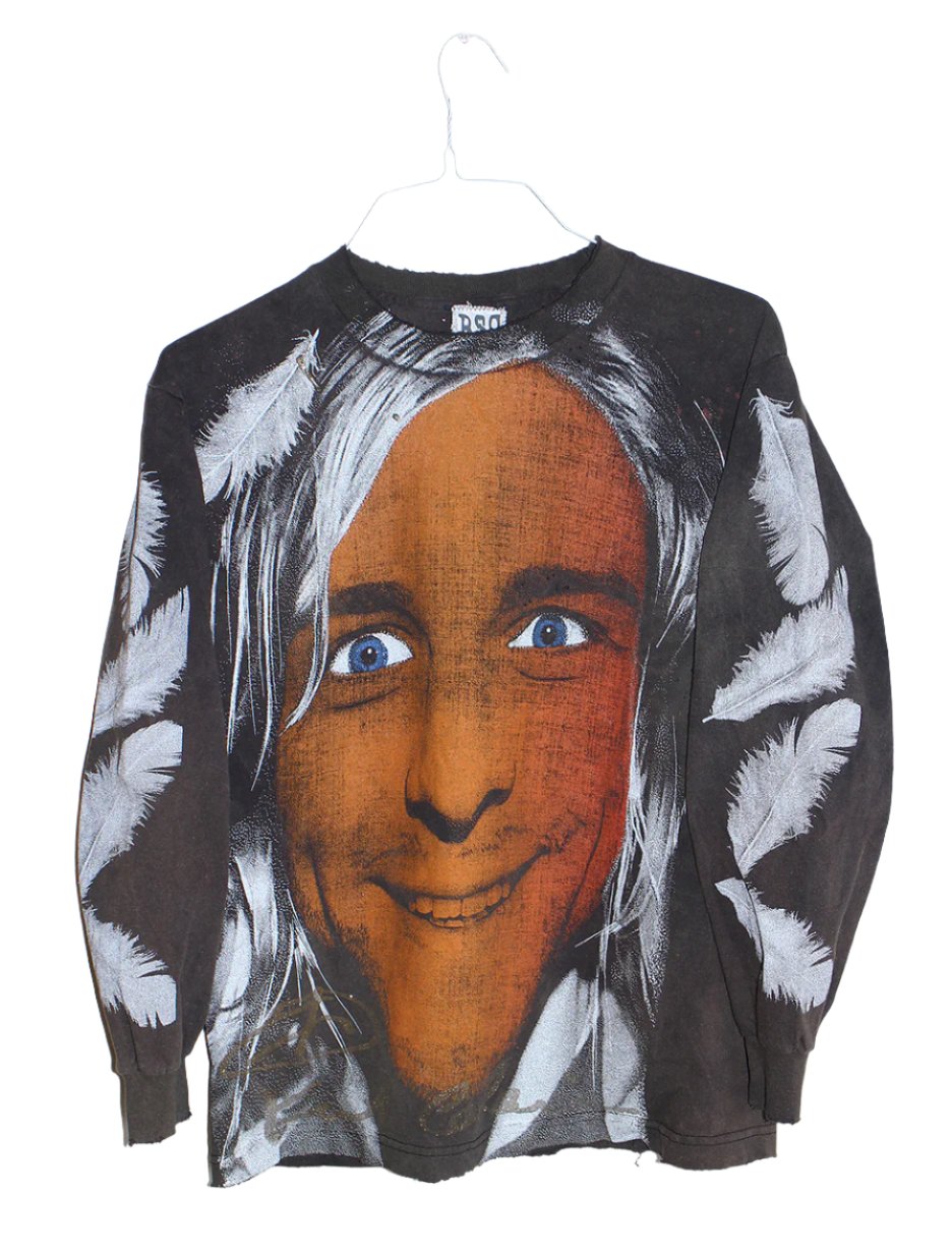 Kurt NIRVANA Faded & Distressed L/S T-shirt (L)