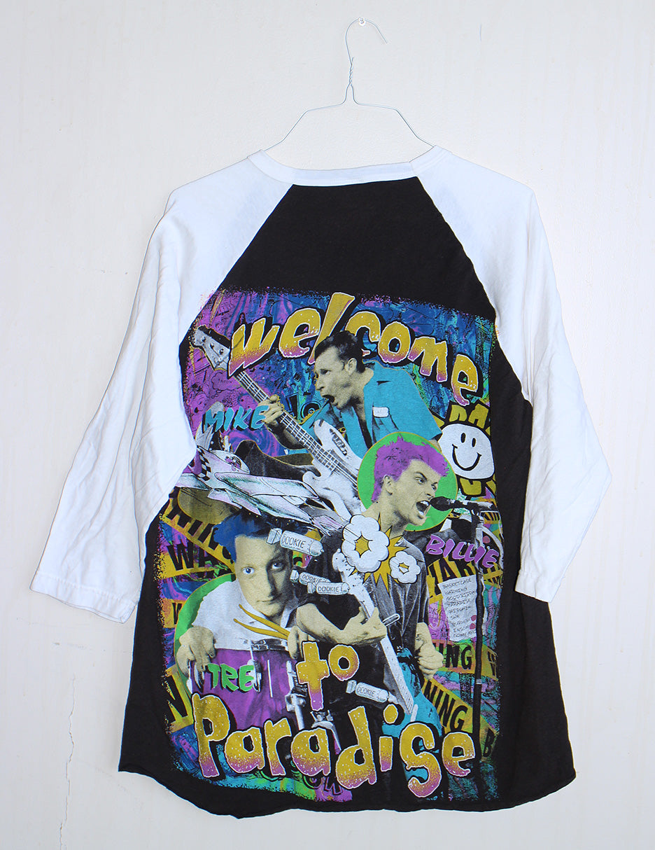 Green Day on Raglan L/S T-Shirt (XL)