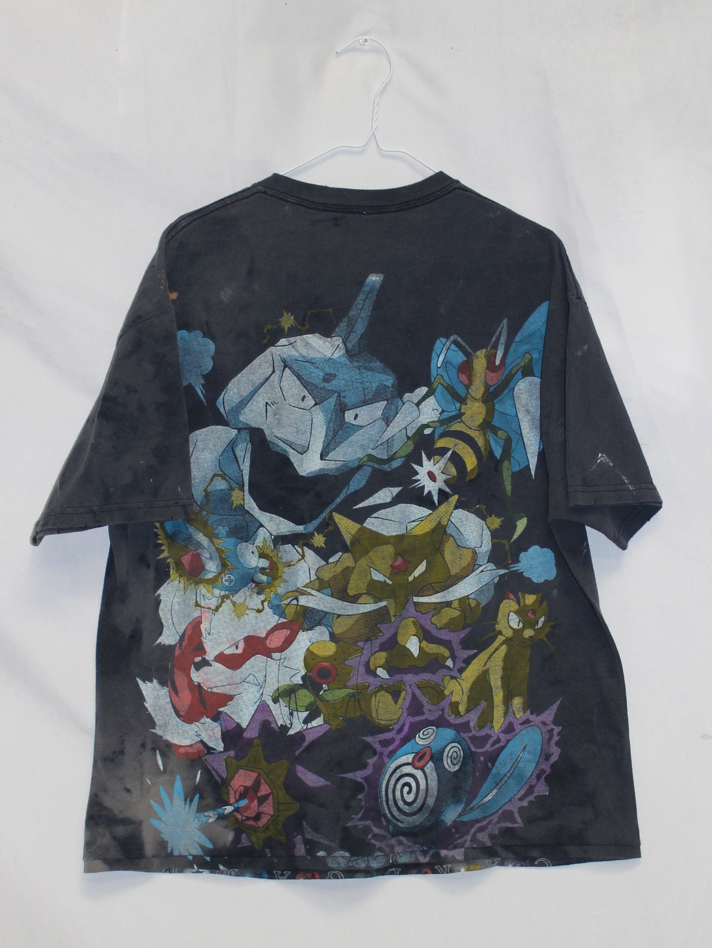 Poke Gym Friends Faded/Distressed Tee (L)