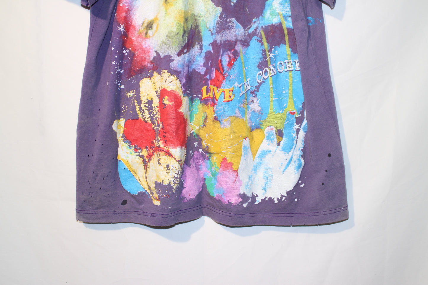 Faded/Distressed Purple The Cure Tee (XL)