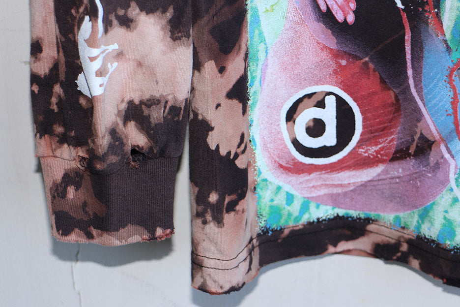 Deftones Faded & Distressed bleached L/S T-shirt