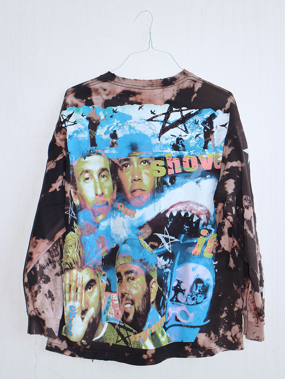 Deftones Faded & Distressed bleached L/S T-shirt