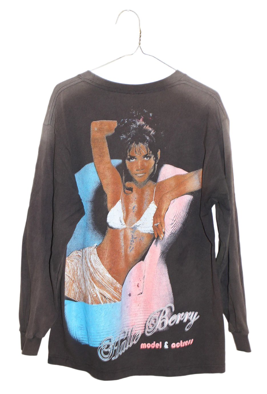 Halle Berry Faded & distressed L/S shirt