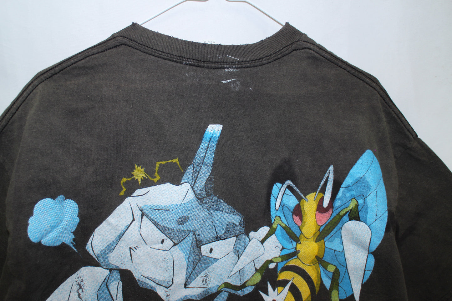 Poke Gym Friends Faded/Distressed Tee (XL)