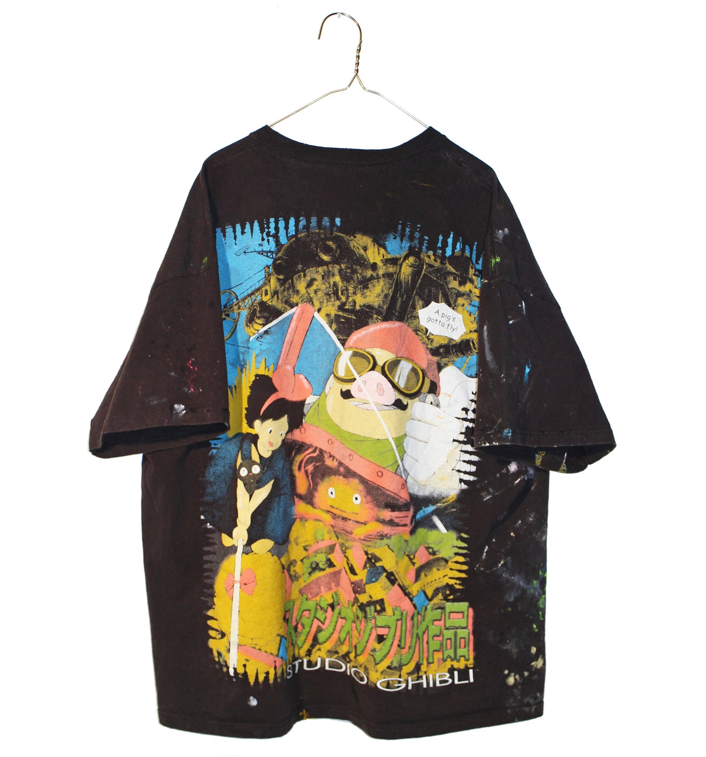 Faded painted Ghibli Tee (2X)