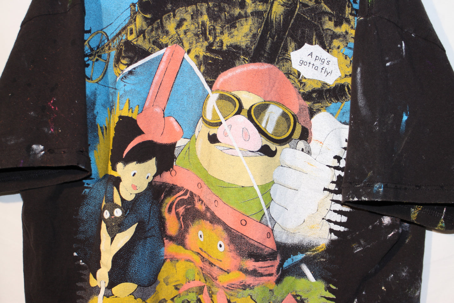 Faded painted Ghibli Tee (2X)