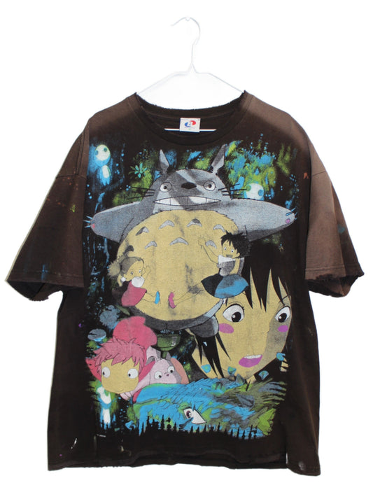 Studio Ghibli Faded/Distressed Tee (2X)