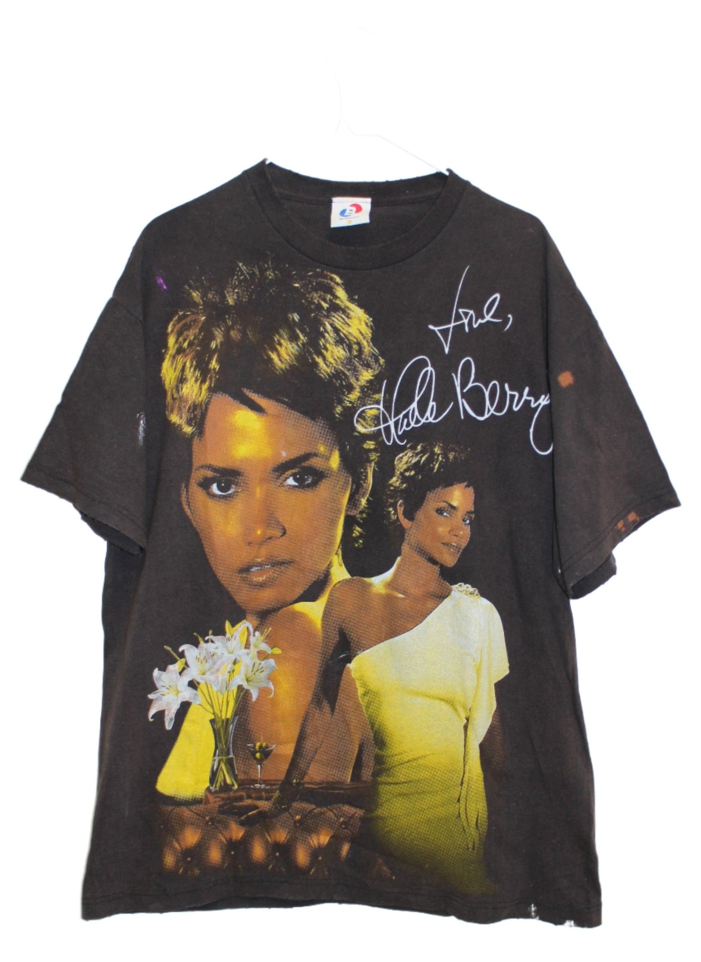 Halle Berry Faded/Distressed Tee (XL)