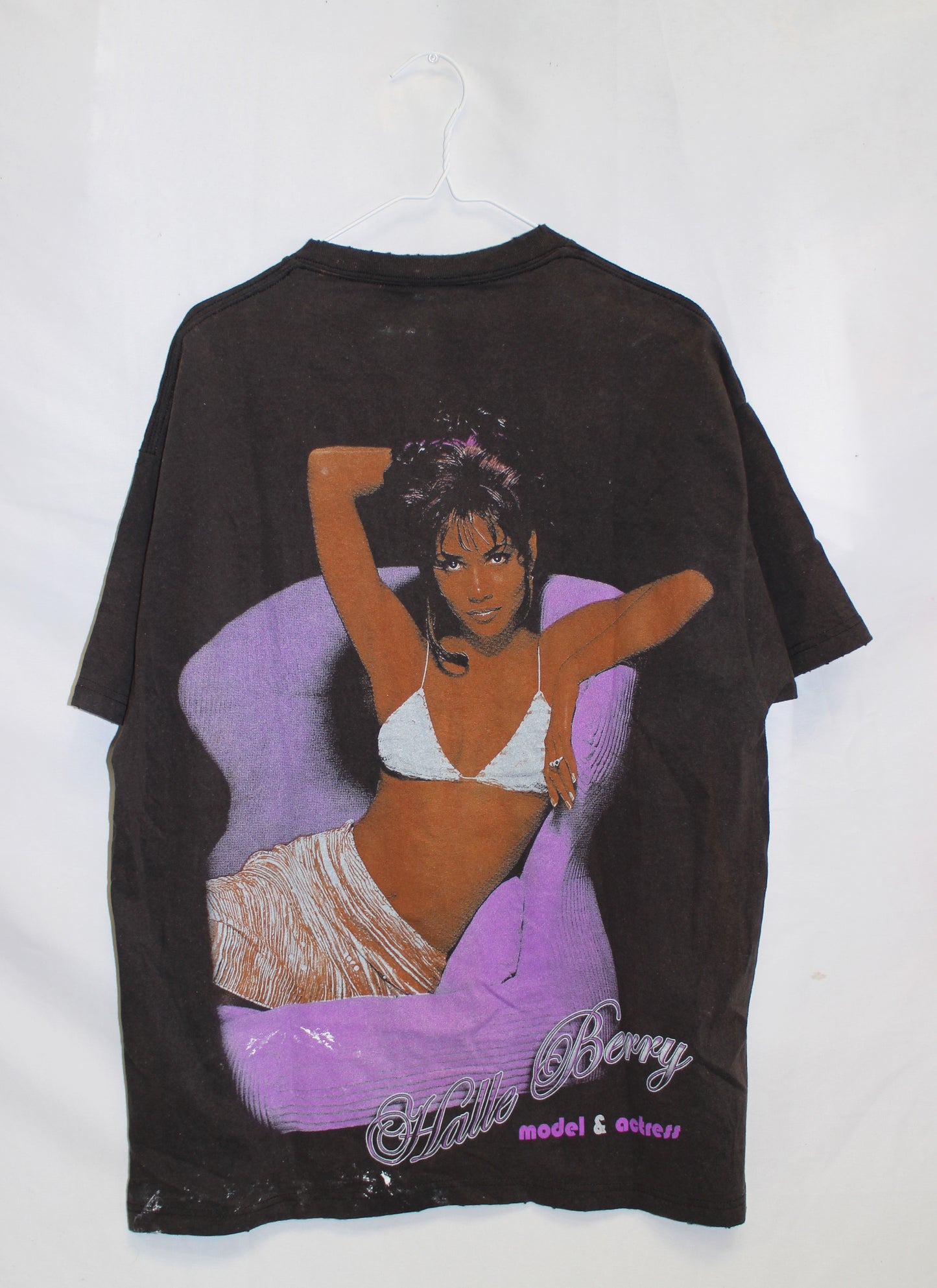 Halle Berry Faded/Distressed Tee (XL)