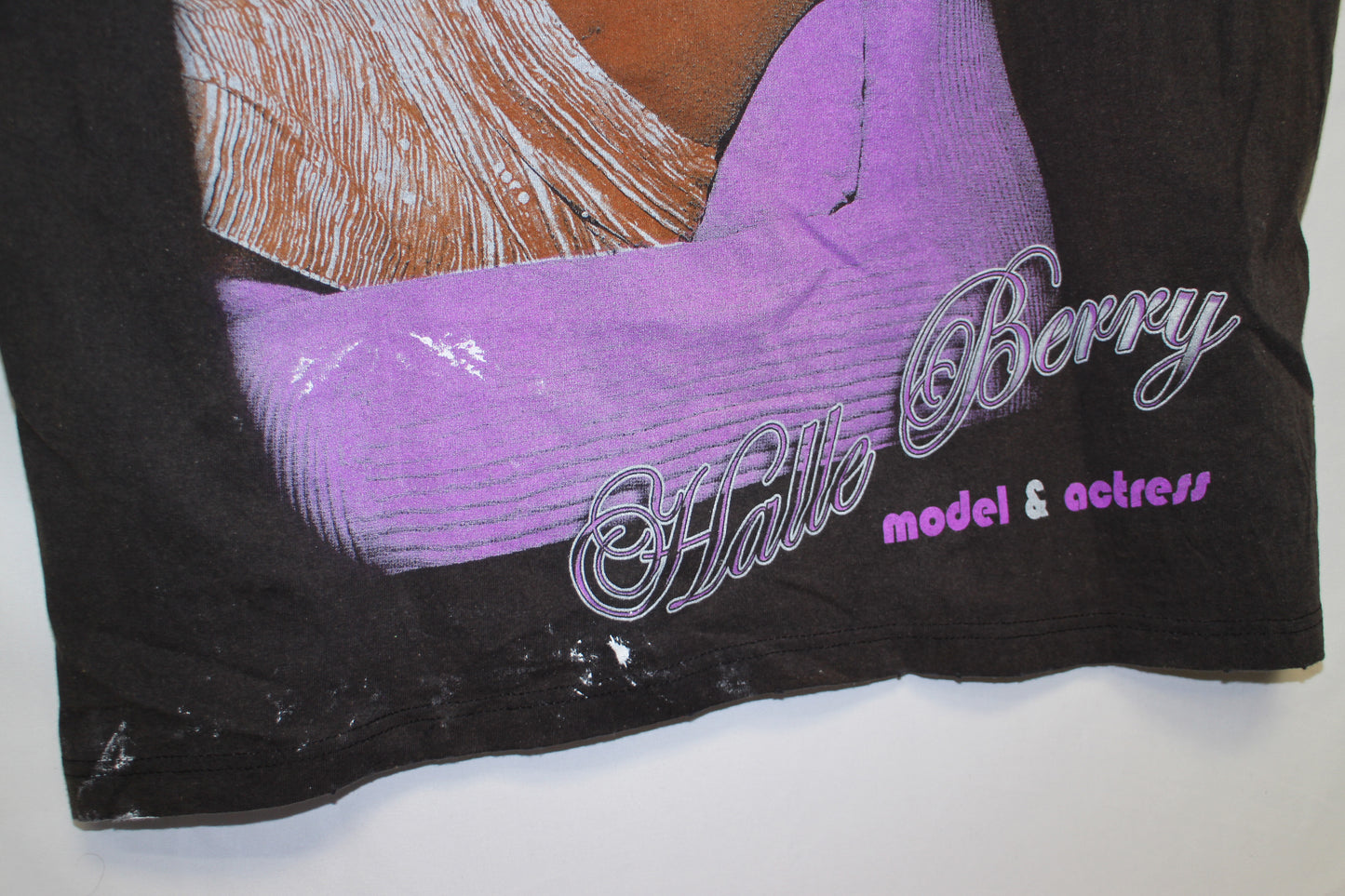 Halle Berry Faded/Distressed Tee (XL)