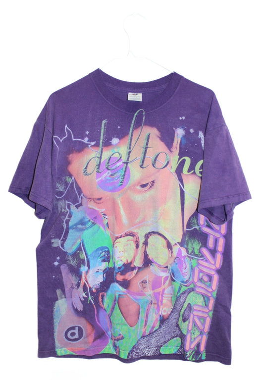 Deftones Faded/Distressed Vintage blank Tee (L)