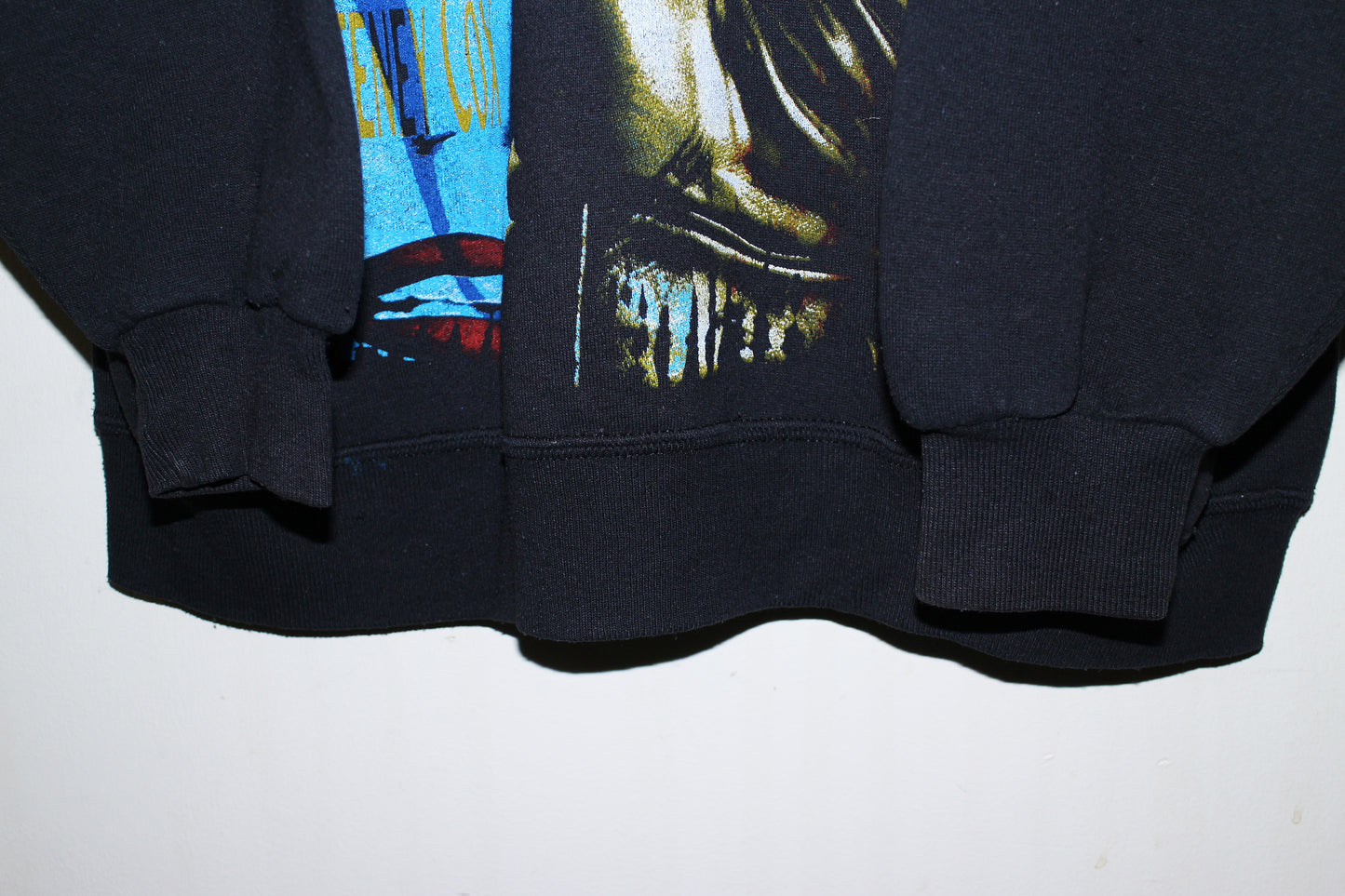 SCREAM/Ghostface on vintage sweatshirt (L)