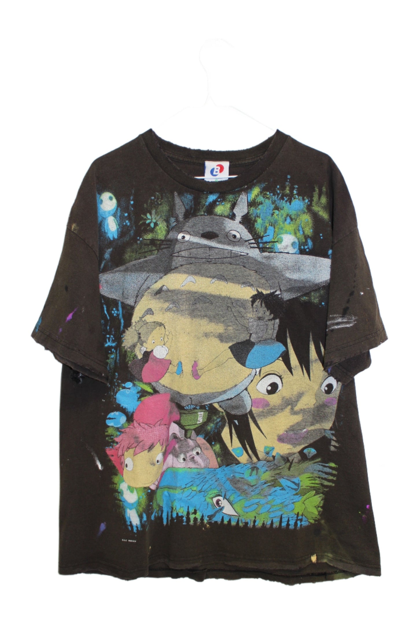 Studio Ghibli Faded/Distressed Tee (2X)