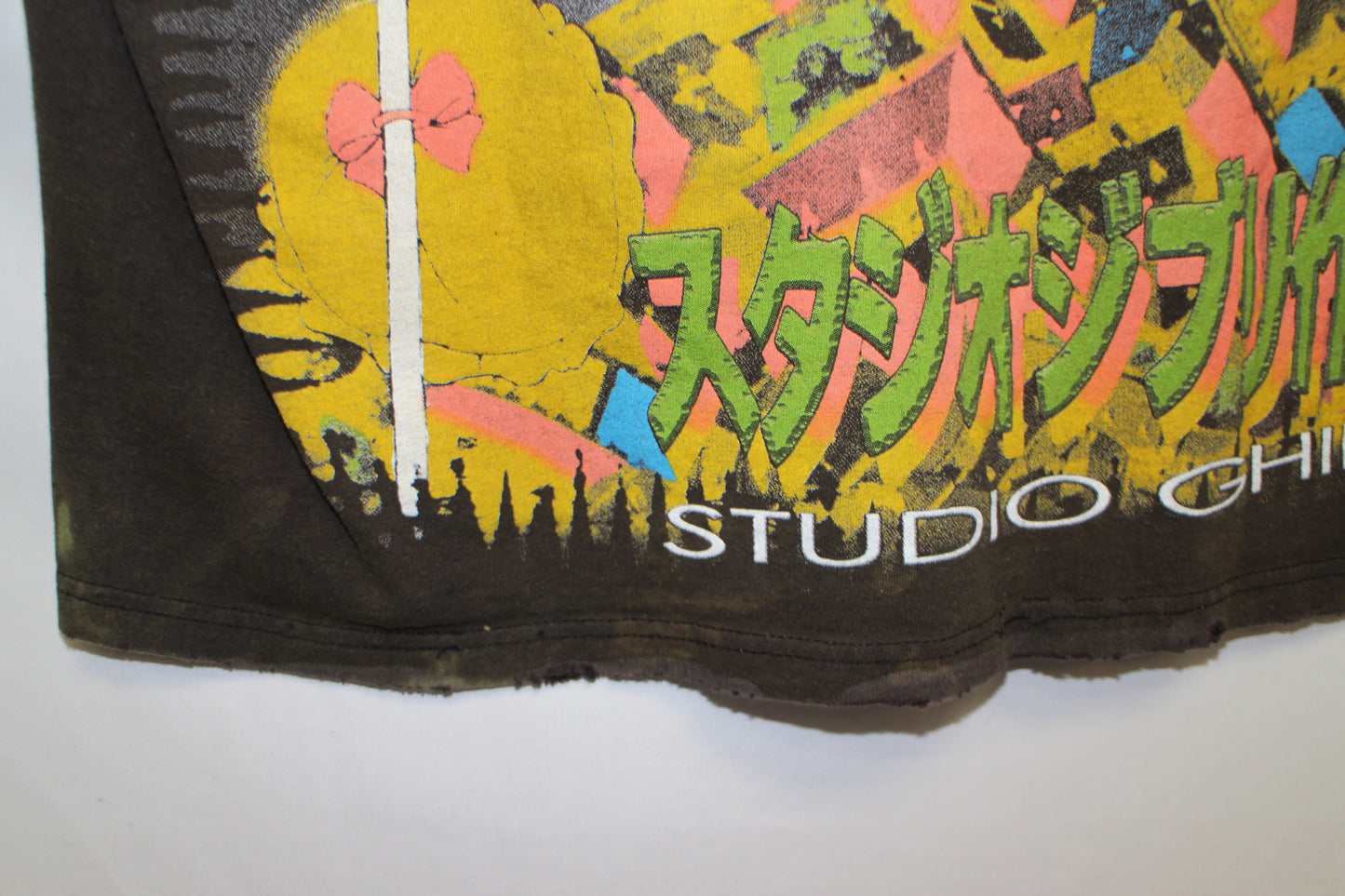 Studio Ghibli Faded/Distressed Tee (2X)