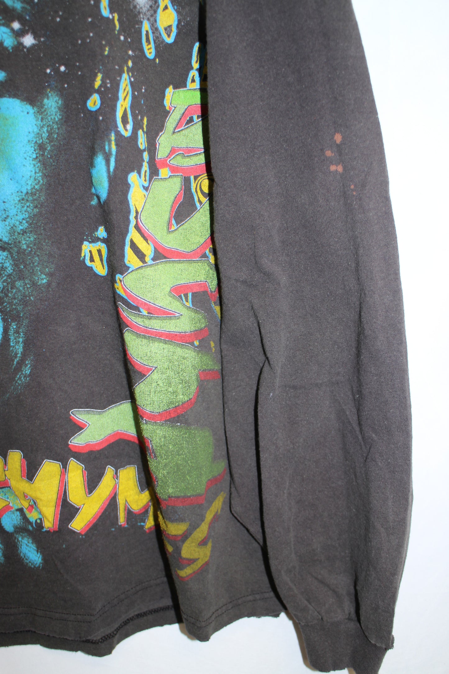 Busta Rhymes Faded/Distressed L/S Tee (3X)